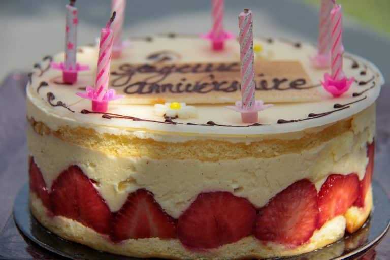Le Platanium-Réception, gâteau d'anniversaire