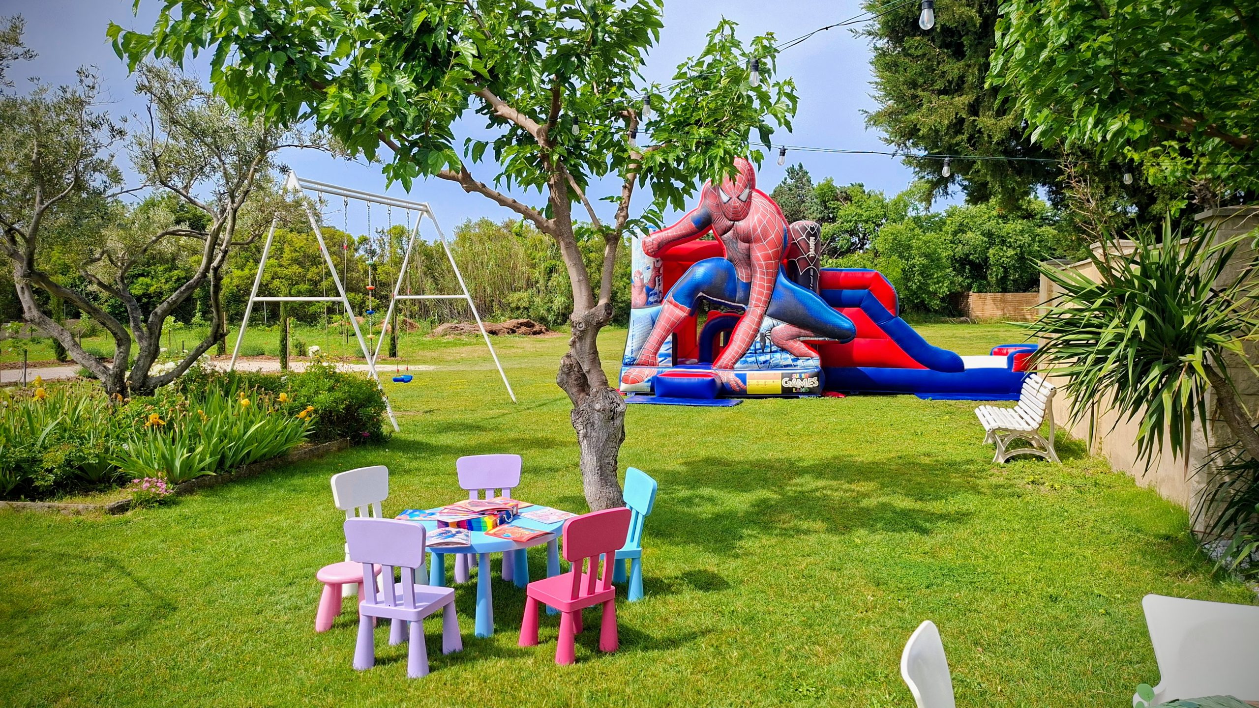Aire de jeux du Domaine Le Platanium Réception à Lançon-de-Provence