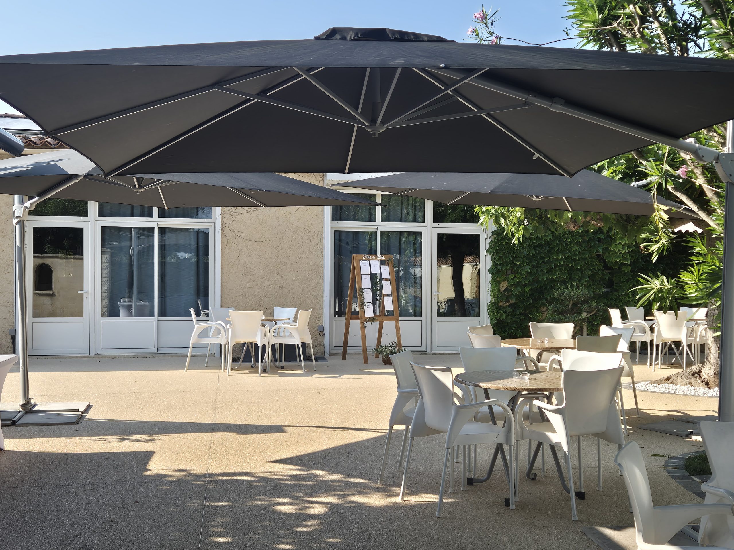 Vue aérienne du domaine